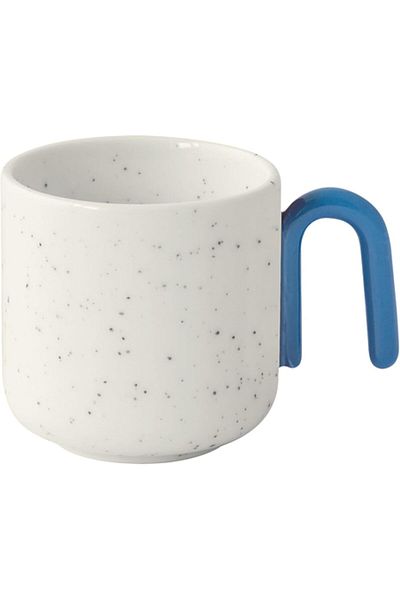 Generic Easy Life 6-Piece Microwave and Dishwasher Safe Porcelain Coffee Mug Set Multicolor 100ml