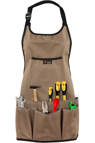 Generic Garden Apron, Oxford Fabric Apron, Cooking Kitchen Waterproof, Thicken Durable Waterproof Gardening