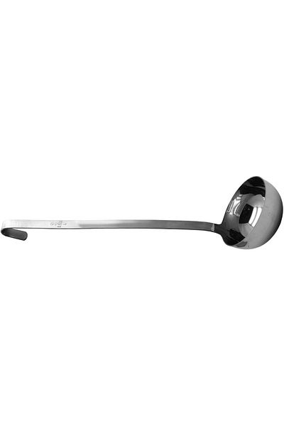 Generic RAJ Professional Ladle Spoon, Silver, 12 cm, RPL005, Deep Ladle Soup, Milk Ladle, Curry Ladle