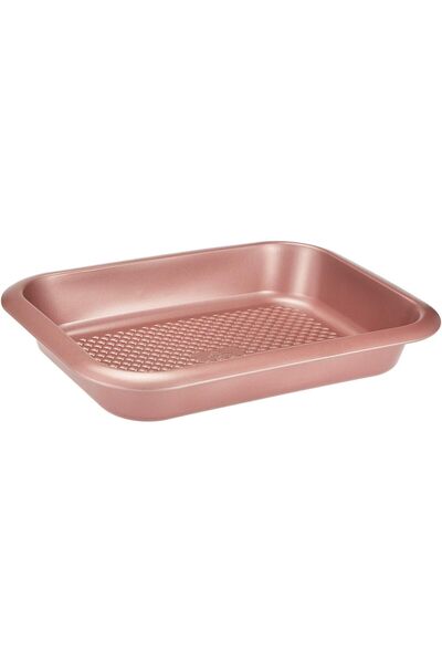 Generic Bingwin Roasting Tray - 39.5×29.5×6 cm, 0.5 mm, Rose (Model D321R6)