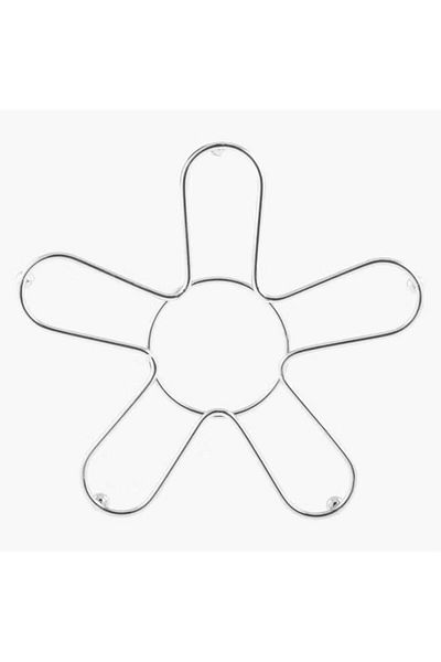 Generic AMGREEN Daisy Tealight Trivet Silver 19cm