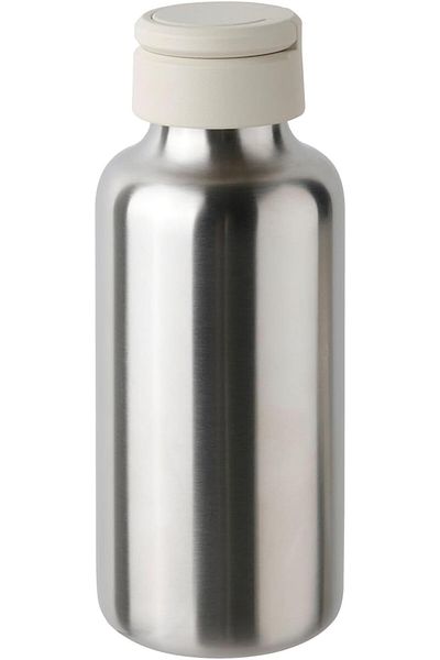 Generic Stainless Steel Water Bottle, 500 ml, Beige