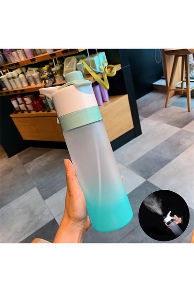 Generic Joyzzz Spray Water Bottle, 650ml Mist Spray Water Bottle, Leak Proof Gym Bottle, Sport Water Bottle
