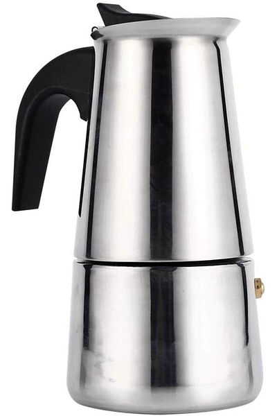 Generic Stovetop Espresso Maker, Stainless Steel Moka Pot Stovetop Coffee Maker Coffee Pot for Office Home(