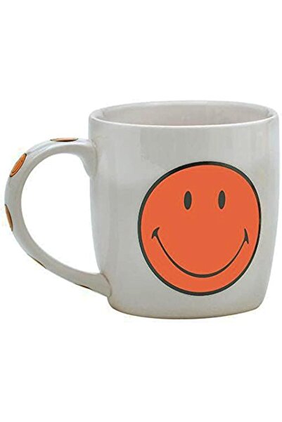 Zak كوب بورسلين بتصميمات مبتسمة، سعة 35 سل، في علبة هدايا