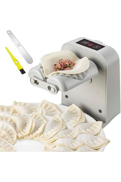Generic SENYULU Automatic Electric Dumpling Press Maker Machine - Adjustable and Easy to Operate, With Spoo