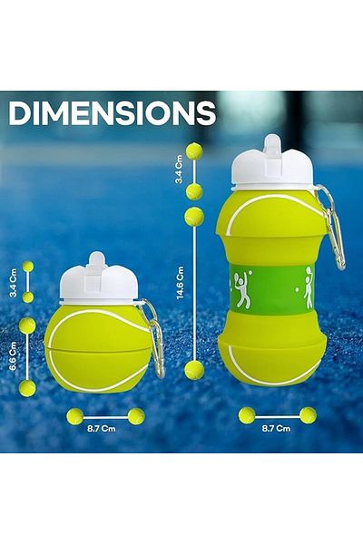 Generic Tazweeq Collapsible Water Bottle, 19 Oz BPA Free Sports Water Bottle for Kids Gift Folding Water Bo