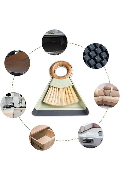 Generic MIBRU Coffee Table Cleaning Brush Wooden Ring Kitchen For coffee tables, coffee tools, and coffee c