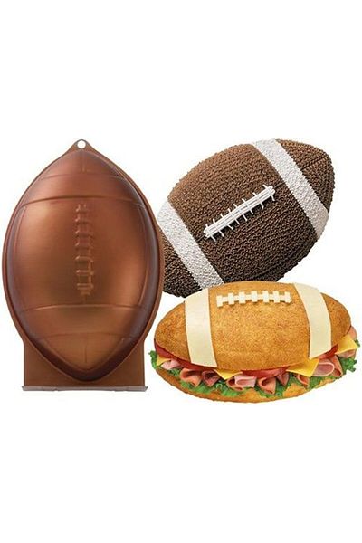 Generic Wilton First and Ten Football Cake Pan, Take Your Next Game Night to the End zone, 12 x 7 Inches