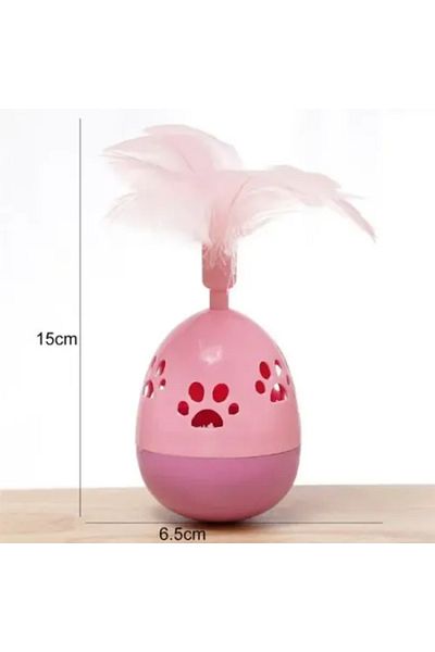 ForWhat Paw Pattern Furry Pilgrim Sleeping Cat Toy for Office Home Pet