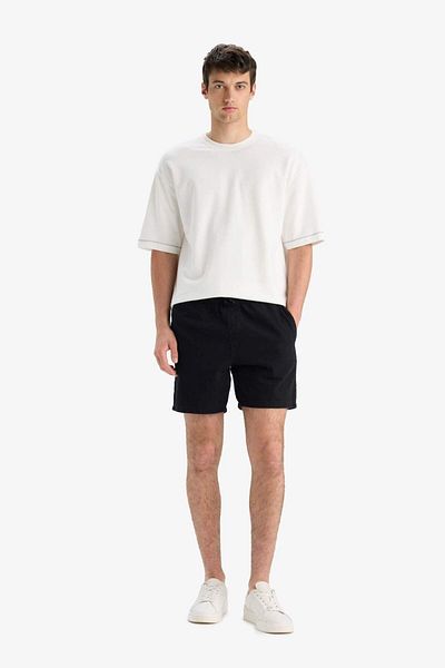 DeFacto Relax Fit Summer Comfortable Jean Bermuda Shorts D4390Ax25Sm