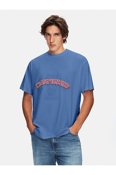 Ltb Μπλουζάκι με στάμπα με κοντό μανίκι Navy Blue