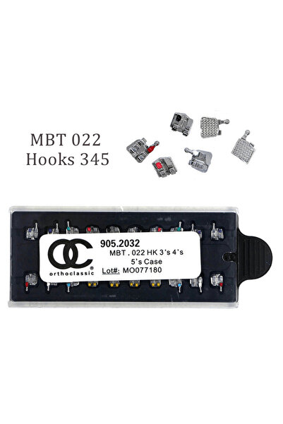 Choice خطافات MBT 022، 345 PIORPOY، 20 قطعة، أقواس تقويم أسنان معدنية، تقويم ...