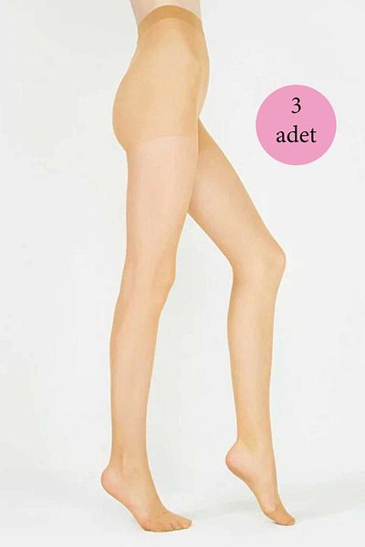 PRATİKOBA 3 bucăți Shiny Fit 15 Lycra Chiloți piele