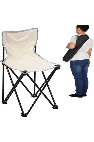 Generic Alsafi-EST Outdoor portable folding chair- without Armrests Fishing Chair-Folding Beach Chair-Porta