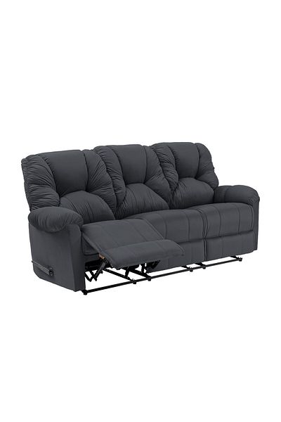 BACK COMFORT Urban Polo | Velvet Triple Recliner Chair