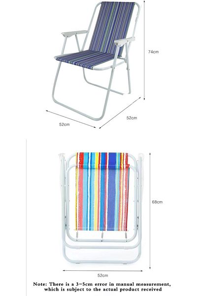 Generic Alsafi-est Folding Outdoor Camping Chair, Lightweight