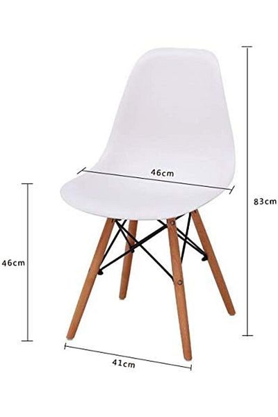 Generic Office Chair-Dinning Chair-White