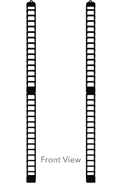 Atlantic Media Sticks CD/DVD Wall Storage Rack - 4 Pack