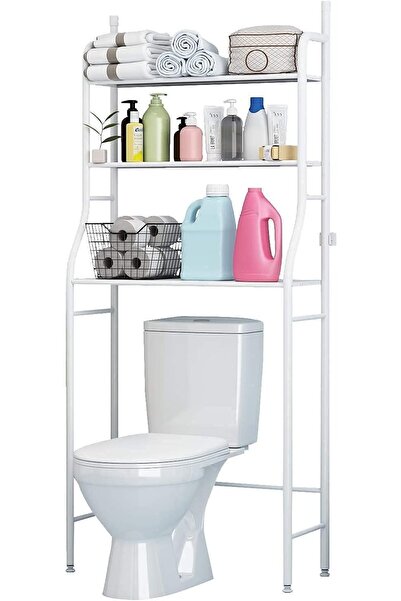 Generic COOLBABY 3 Shelf Bathroom Space Saver,Over The Toilet Rack,Bathroom Corner Stand Storage Organizer