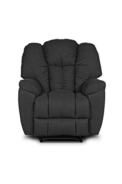 BACK COMFORT Royal Seat Swivel & Rocking Recliner – Linen Fabric – Swedish Wood & Steel – 10Y Warranty