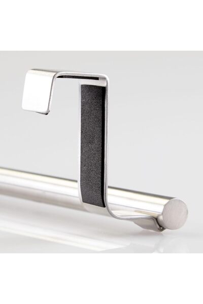 Interdesign قضيب مناشف معدني من آي ديزاين فورما فوق الخزانة، 9.25 بوصة × 2.5 ...