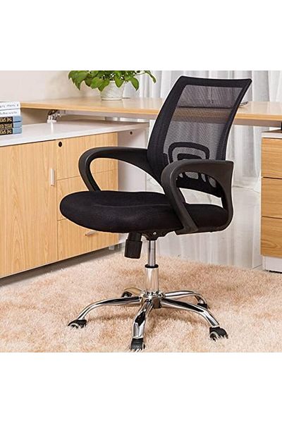 Generic WOODIES Mesh chair bn33937 computer desk chair gdf mesh office chair with tilt function, black