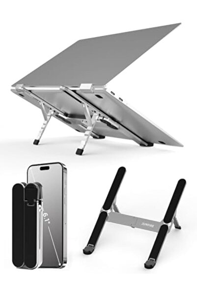 Generic حامل كمبيوتر محمول من نالاكال للمكتب، حامل كمبيوتر محمول قابل للطي لل...