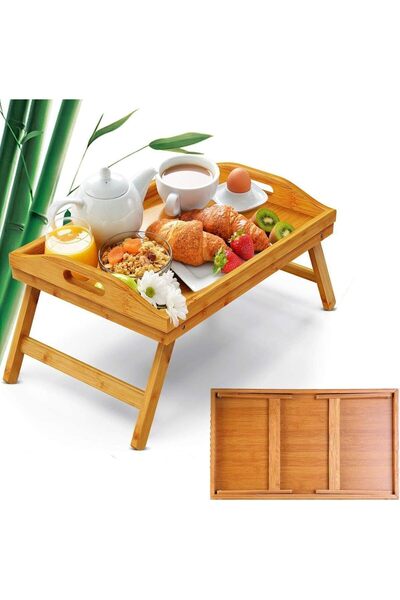 Arabest Foldable Laptop Desk Small Folding Desk ，for Working Reading Breakfas...