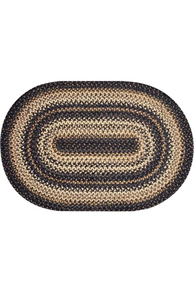 Alsaqer Heavy-Duty Nylon Fully Padded Oval Door Mat - 50×80 cm, Stylish Designs