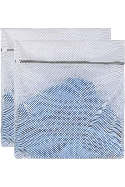 Generic Khazna Laundry Bag, 2 Large Honeycomb Delicates Bags for Washing Machine, 24 x 24 Inches Lingerie B