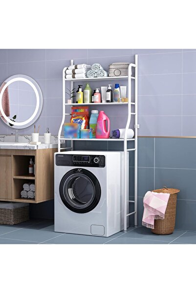 Generic UDEAR 3 Shelf Bathroom Space Saver,Over The Toilet Rack,Bathroom Corner Stand Storage Organizer Acc