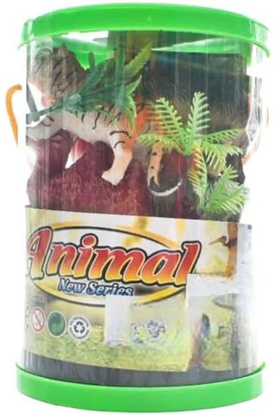 Generic TOY BOX Mini Jungle Animals Toy Set 39855 A2