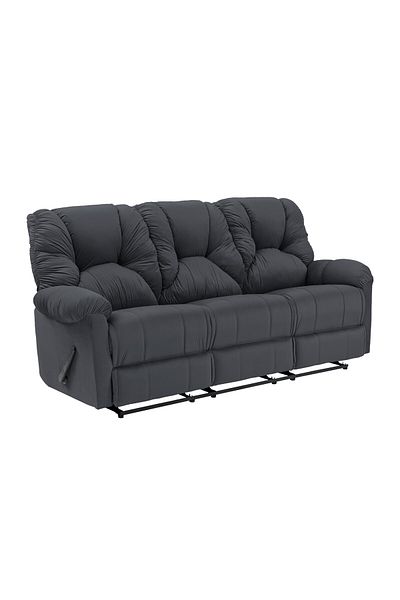BACK COMFORT Urban Polo | Velvet Triple Recliner Chair