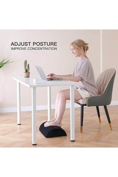 Generic Arabest Foot Rest Under Desk, Desk Foot Rest Massage Surface Non-Slip Bottom, Desk Foot Rest with B