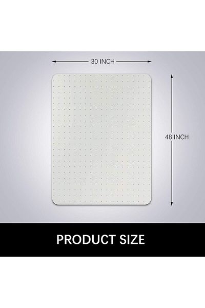 Generic Supreouts Desk Chair Mat, Easy Glide Rectangular Protect Mat Carpet Floors for Low and No Pile Carp