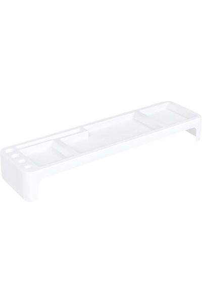 Generic Monitor Stand, Riser Pen Storage Small Organiser, White Multifunction...