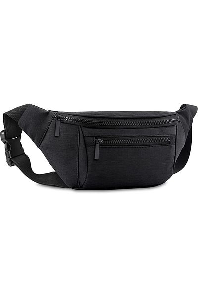 Generic Aputue Fanny Pack for Men Women, Crossbody Waist Bag Pack, Lightweight comfortable Black Waist Bag,