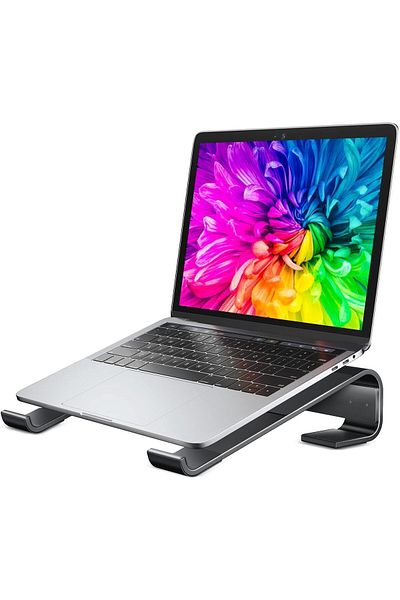 Generic XICEN Laptop Stand for Desk, MacBook Stand Sturdy Laptop Riser, Ventilated Ergonomic Aluminum Lapto