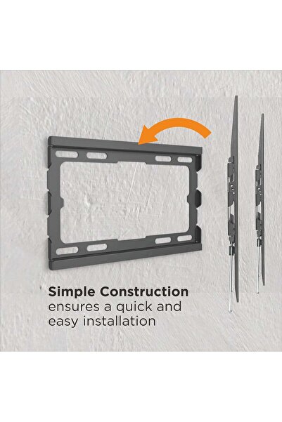 Datazone TV Wall Mount 32-70 inch Slim Tilt, Heavy Duty 45kg, VESA up to 400x400, DZ-TB100