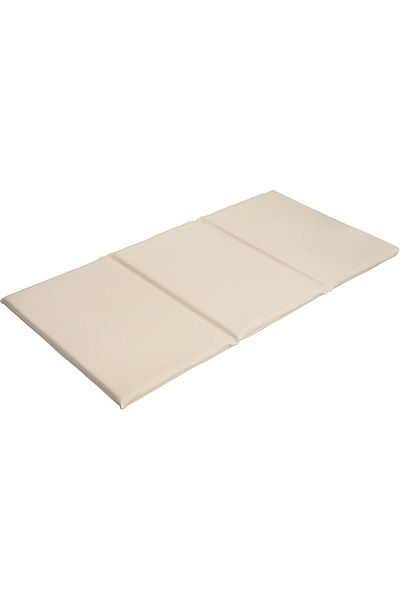 Moon Three Fold Travel Cot Bay Mattress - Portable, Foldable & Lightweight - Reversible, S