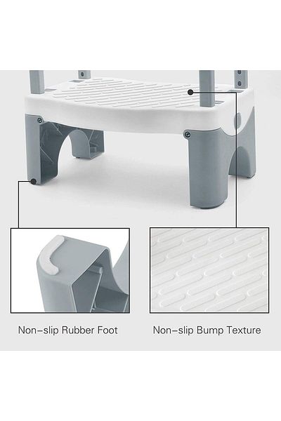 Generic ALMEKAQUZ Step Stool for Kids,Child Step Stool for Potty Training,Non slip stool,with adjustable ar
