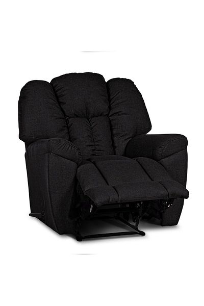 Lazy Vibes Canvas Recliner Chair | Modern Rocking Chair in Luxury Linen Fabric