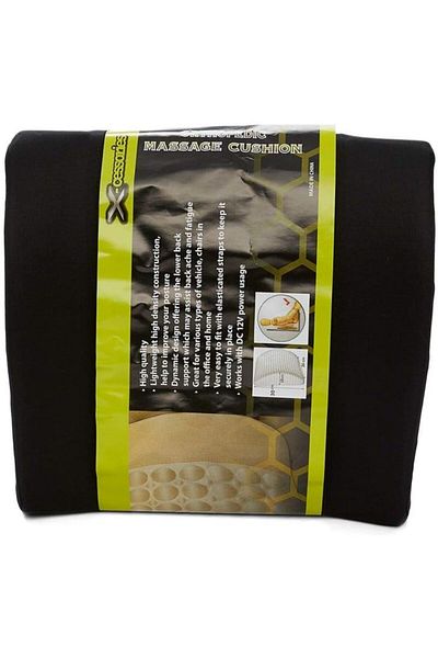 Generic Xcessories Back Massage Cushion for Car, Black
