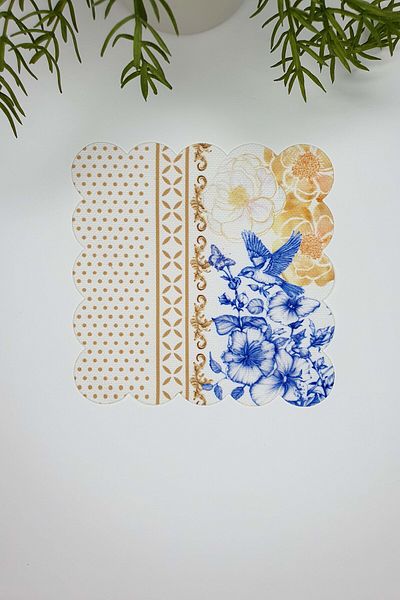 decofav Royal White Συμβατό με λουλούδια και πτηνά με μοτίβο κομμένο με λέιζερ υφασμάτινη σερβιέτα κοκτέιλ 1 τεμάχιο