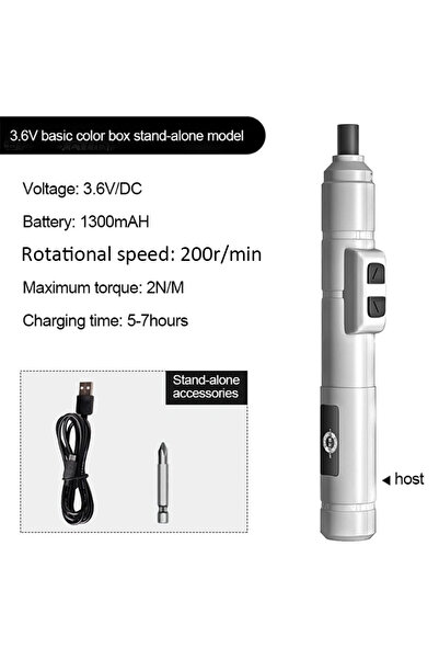 Choice3 مجموعة مفكات براغي كهربائية لاسلكية صغيرة باللون الأبيض - مفك براغي ل...