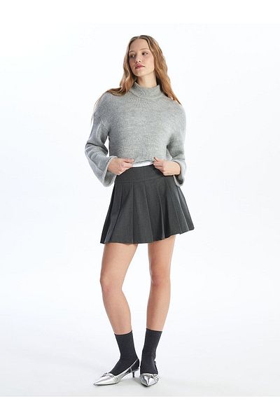 LC Waikiki Standard Fit Women's Pleated Skirt