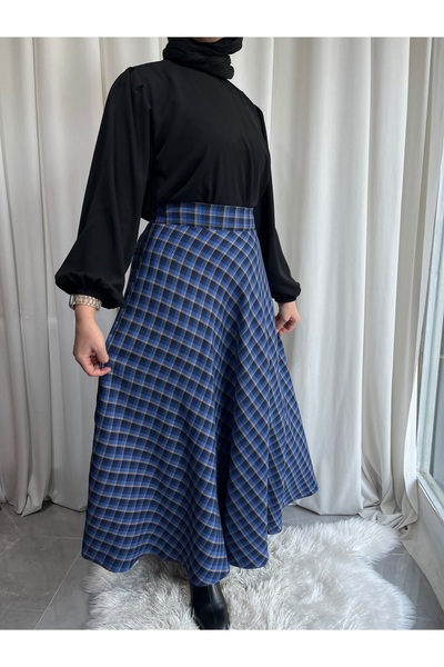 afife Mevlana Model Hijab Full Length Skirt