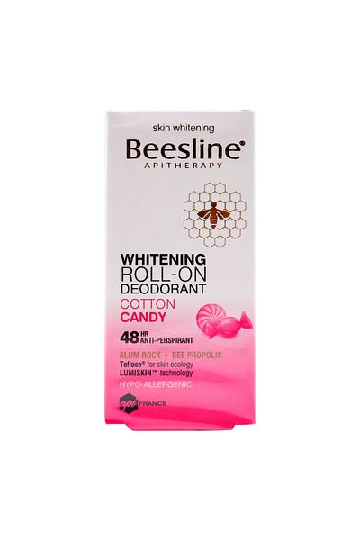 Beesline Cotton Candy Whitening Deodorant Roll-On For Women 50 ml