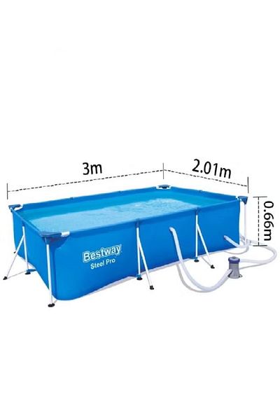 BESTWAY Deluxe Splash Frame With Filter Pump